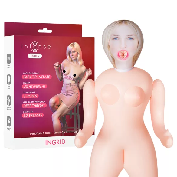 Intense Dolls Ingrid - pripučiama sekso lėlė - lateksas