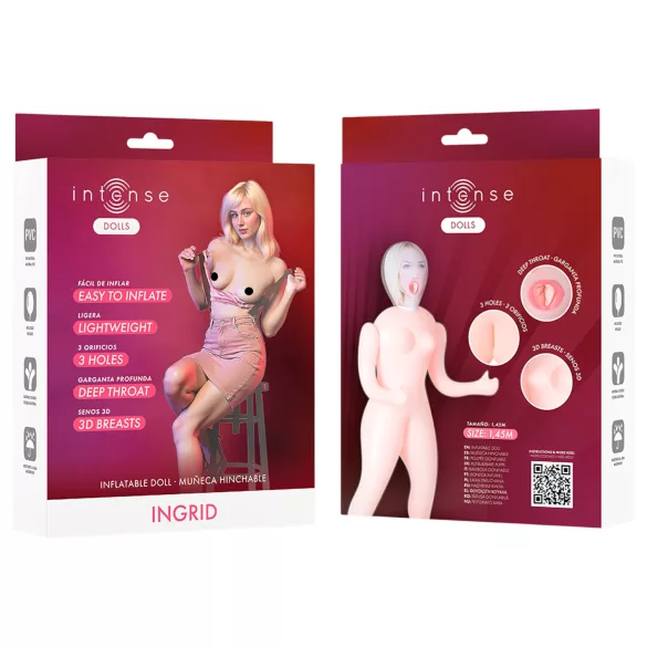 Intense Dolls Ingrid - pripučiama sekso lėlė - lateksas