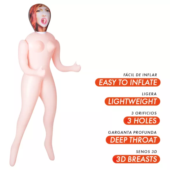 Intense Dolls Scarlett - pripučiama sekso lėlė - lateksas