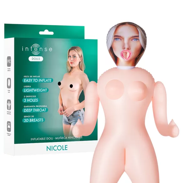 Intense Dolls Nicole - pripučiama lėlė moterims - lateksas