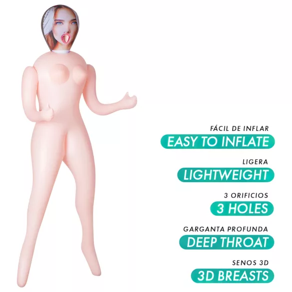 Intense Dolls Nicole - pripučiama lėlė moterims - lateksas