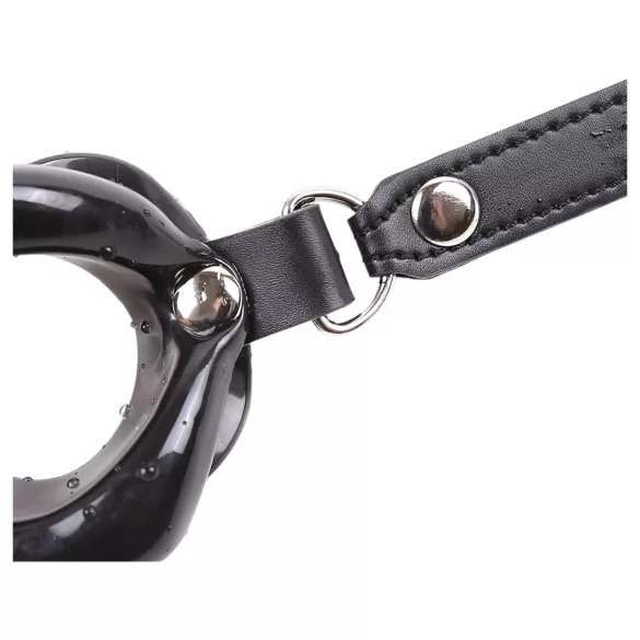 Latetobed - burnos formos silikoninis burnos kaištis - juodas