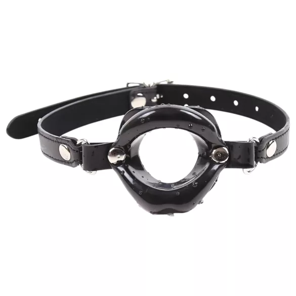 Latetobed - burnos formos silikoninis burnos kaištis - juodas