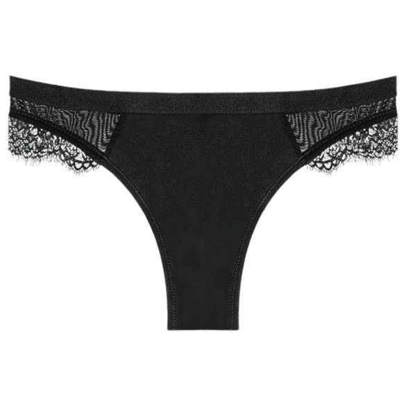 Adalet Flora įprastos menstruacinės kelnaitės (juodos) - L