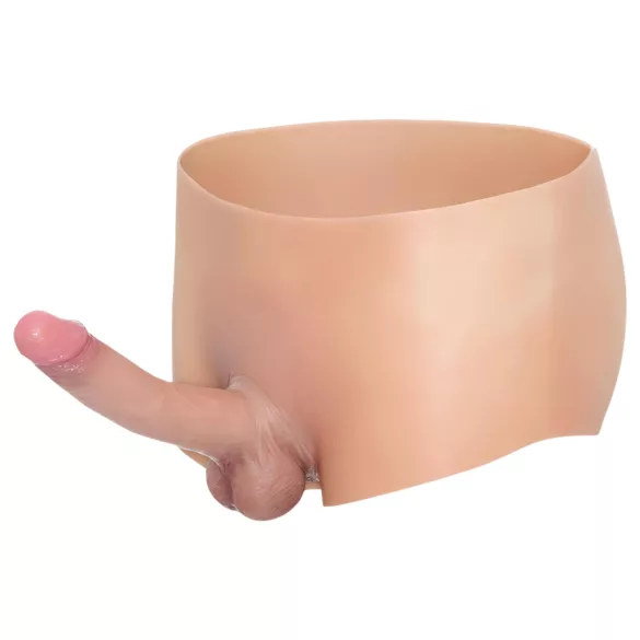 INTOYOU - prisegamas realistiškas dildo - natūralios spalvos