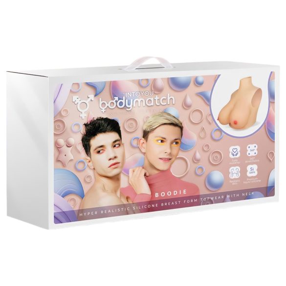 INTOYOU - prisegamos realistiškos krūtys - natūralios spalvos