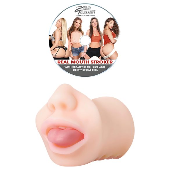 Zero Tolerance - realistiška burna masturbatorius - natūrali spalva