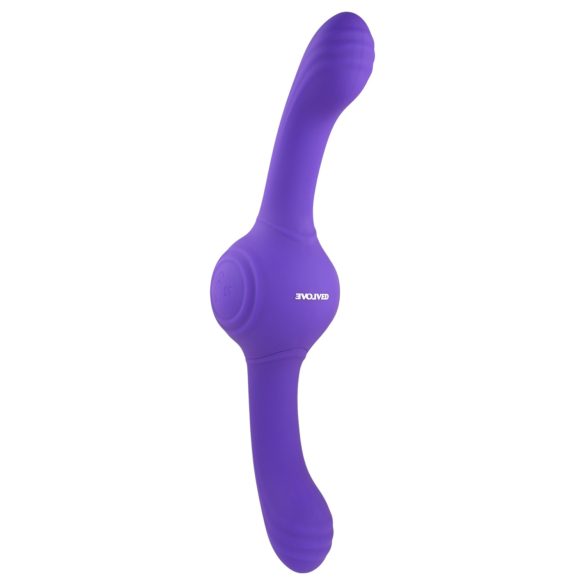 Evolved Our Gyro Vibe - akumuliatorinis, dvigubai vibruojantis masažuoklis (violetinis)