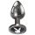 Playboy Tux - analinis kaištis - mažas (sidabras)