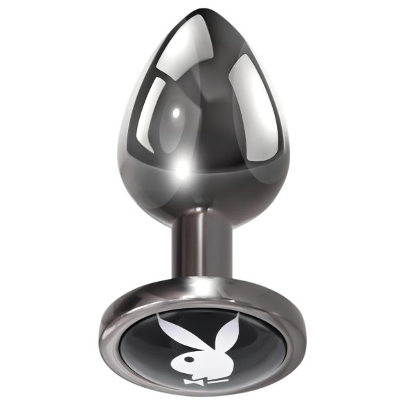 Playboy Tux - analinis kaištis - mažas (sidabras)