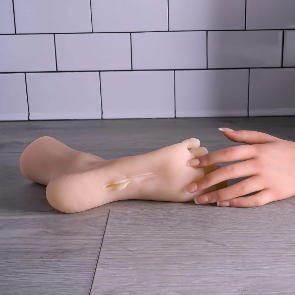 Zero Tolerance - makšties masturbatorius pėdos formos - natūralios spalvos