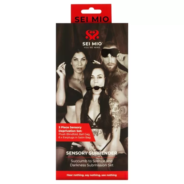 Sei Mio - BDSM rinkinys pažengusiems - juodos spalvos