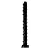 Hosed Swirl Tchick - analinis dildo - ilgas - juodas