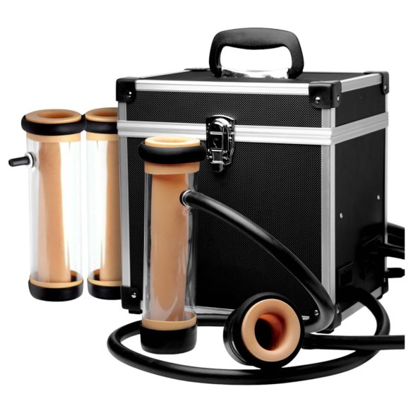 The Super Milker - automatinis prabangus masturbatorius (juodas)