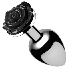  Booty Sparks Black Rose - analinis kaištis iš aliuminio - sidabrinis juodas