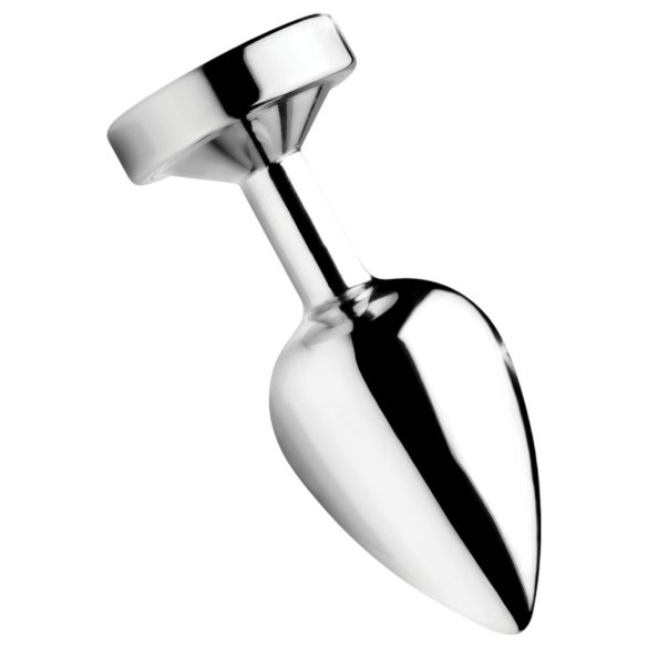 Booty Sparks - analinis kaištis su šviesa - didelis - sidabrinis