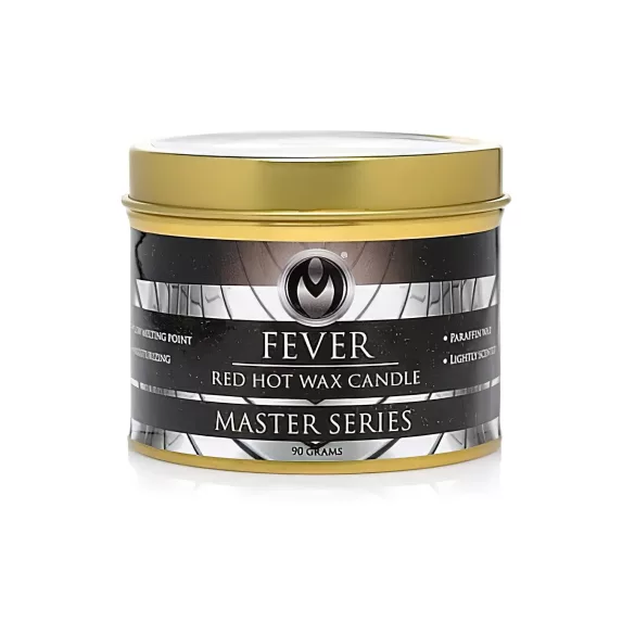 XR Brands - Fever - parafino kūno žvakė (raudona, 120 g)