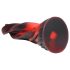 Creature Cocks Hell Kiss - Spiralinis silikoninis dildo - 19 cm (raudonas)