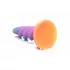 Creature Cocks - dildo šviečiantis vienaragis - silikonas violetinė rožinė