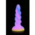 Creature Cocks - dildo šviečiantis vienaragis - silikonas violetinė rožinė