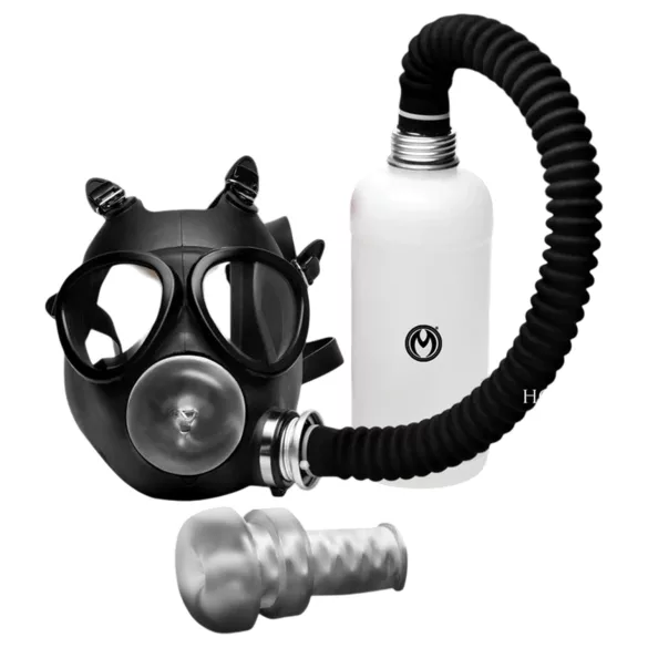 XR Brands - burnos kaukė ir aromatų inhaliatorius - juoda