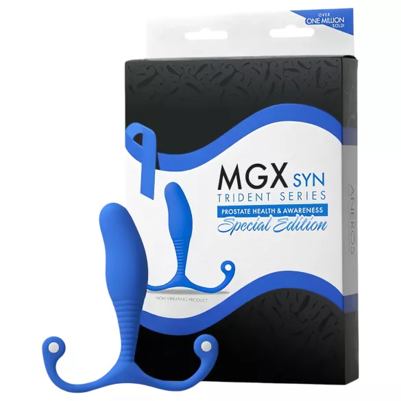 Aneros MGX Syn Trident - prostatos dildo (mėlynas)