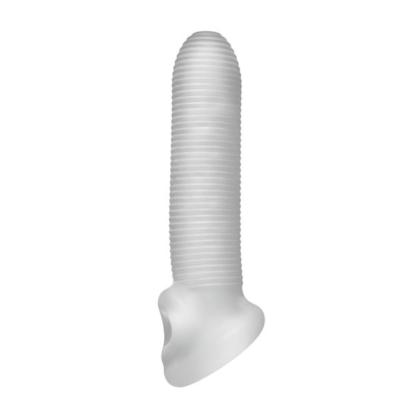 Fat Boy Micro Ribbed - penio mova - briaunuota - balta - 17 cm