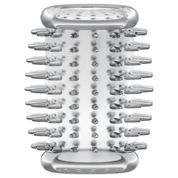 Stay Hard - penio žiedas su spygliais - permatomas