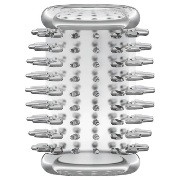 Stay Hard - penio žiedas su spygliais - permatomas