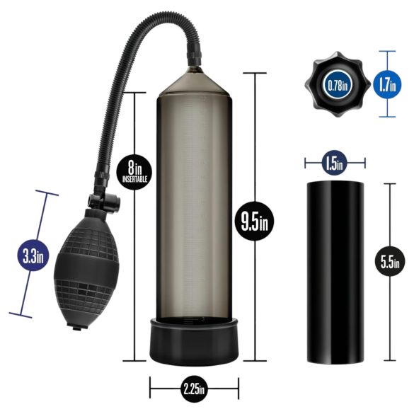 Quickie Kit - penio pompos rinkinys - storas - 4 dalių