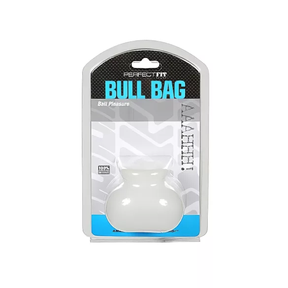 Perfect Fit Bull Bag - sėklidžių maišelis su svareliu - permatomas