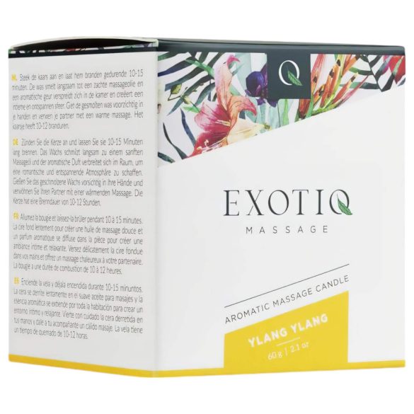 Exotiq - masažo žvakė - ylang ylang kvapas - 60g