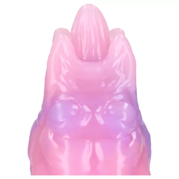 Ouch! Rainbow Invader - silikoninis fantazijos dildo (vaivorykštinis)