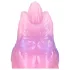 Ouch! Rainbow Invader - silikoninis fantazijos dildo (vaivorykštinis)