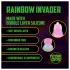 Ouch! Rainbow Invader - silikoninis fantazijos dildo (vaivorykštinis)