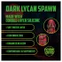 Ouch! Dark Lycan Spawn - silikoninis fantazijos dildis (raudona-juoda)