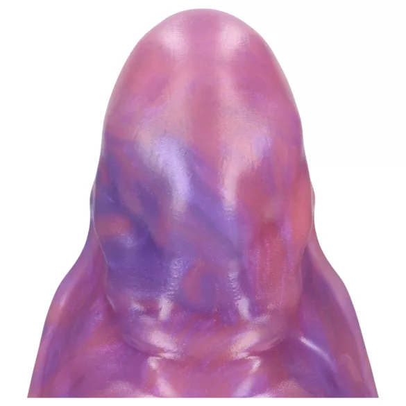 Ouch! Galactic Ravager - silikoninis fetišo dildo (violetinis)