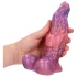 Ouch! Galactic Ravager - silikoninis fetišo dildo (violetinis)