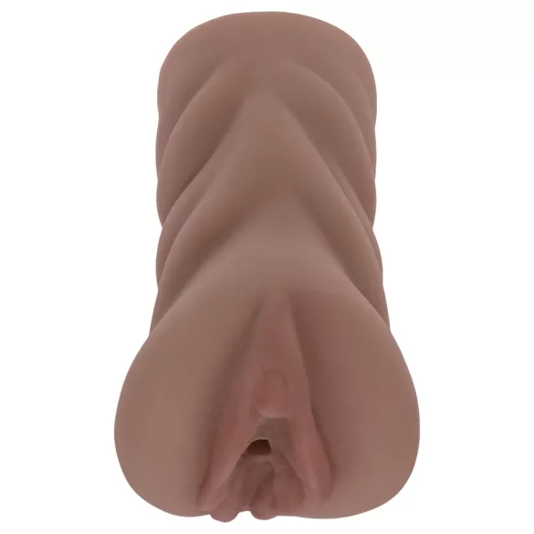 XKIN Next Door Amani - tikroviška dirbtinė vagina masturbatorius (tamsi natūrali spalva)