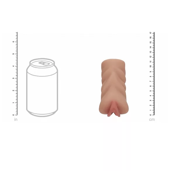 XKIN Honey Celeste - tikroviška dirbtinė vagina masturbatorius (natūrali spalva)