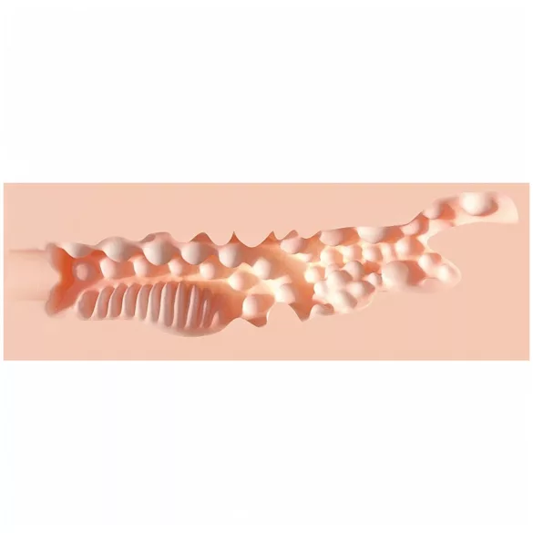 XKIN Amber Blowfiled - realistiška dirbtinė vagina masturbatorius (natūralios spalvos)
