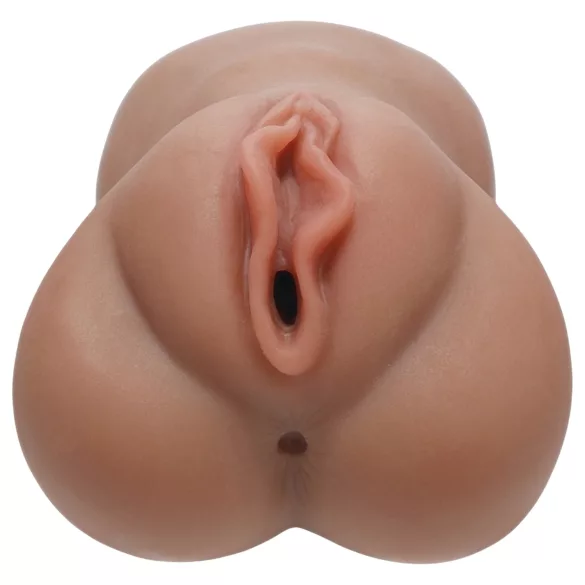 XKIN - tikroviška dirbtinė vagina - L (tamsi natūrali spalva)