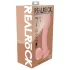 RealRock - dvigubo tankio tikroviškas vibratorius (kūno spalvos) - 18 cm