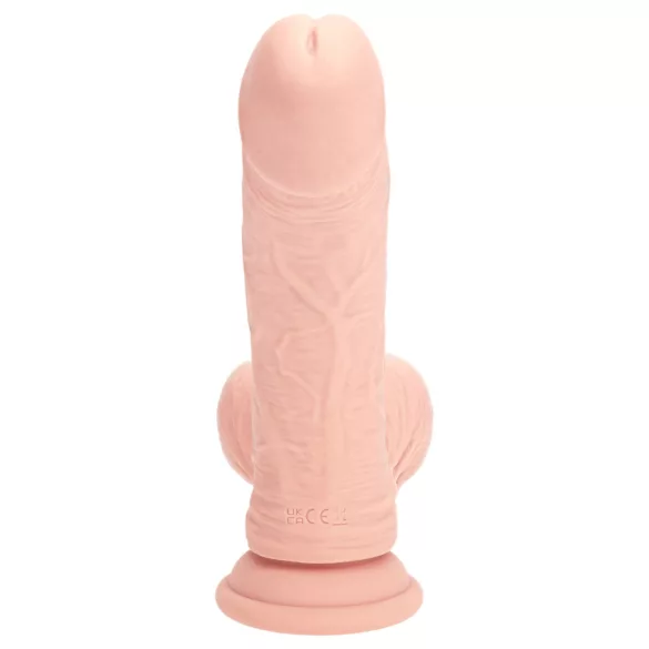 RealRock - dvigubo tankio tikroviškas vibratorius (kūno spalvos) - 18 cm
