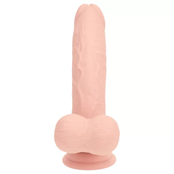 RealRock - dvigubo tankio tikroviškas vibratorius (kūno spalvos) - 18 cm