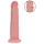 RealRock - dvigubo tankio realistiškas dildo (kūno spalvos) - 18,5 cm