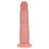 RealRock - dvigubo tankio realistiškas dildo (kūno spalvos) - 18,5 cm