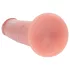 RealRock - dvigubo tankio realistiškas dildo (kūno spalvos) - 18,5 cm