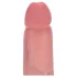 RealRock - dvigubo tankio realistiškas dildo (kūno spalvos) - 18,5 cm