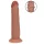 RealRock - dvigubo tankio tikroviškas dildo (įdegio spalvos) - 20,5 cm